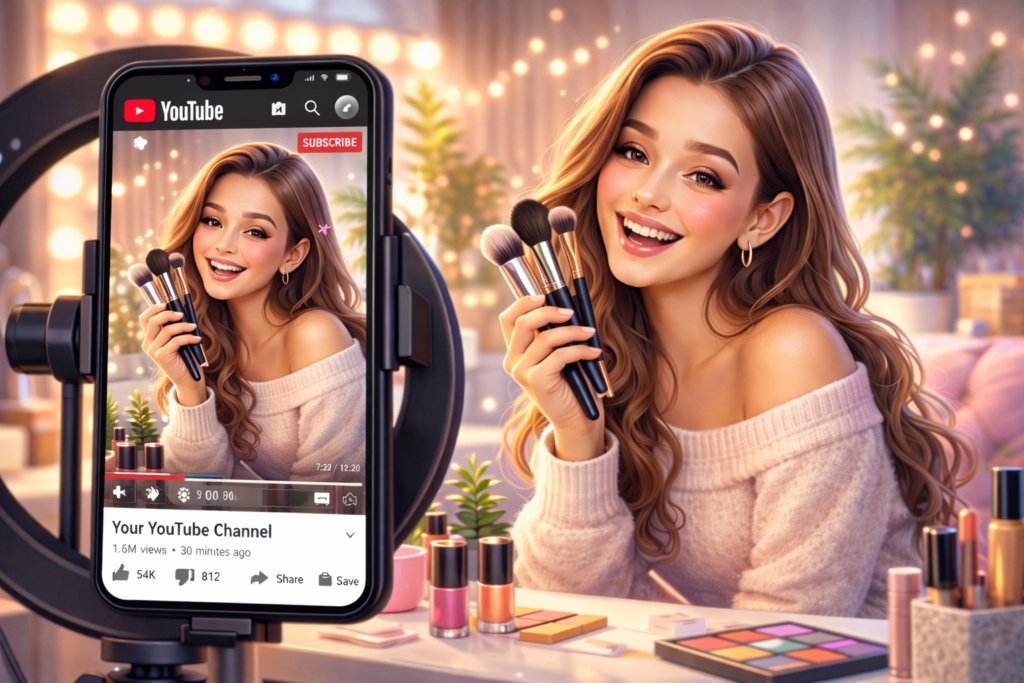 YouTube blogger